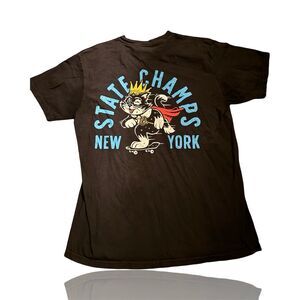 State Champs New York Men's Graphic T-Shirt Black Size L: Hot Mulligan: Band Tee